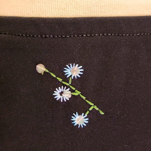 BCBGMaxAzria Sequin Embroidered Skirt - Picture 7 of 14